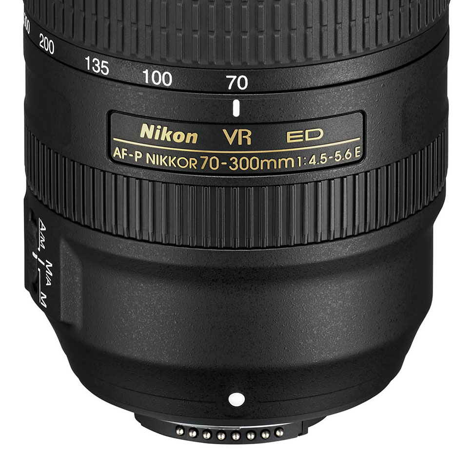 E and AF-P Nikkor lens